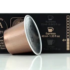 Cosi (инт.4) Nespresso™ легкий освежающий эспрессо Nespresso Original кофе капсулы, интенсивность обжарки - 4, {арабика 100%,арабика+робуста}, фруктовые.