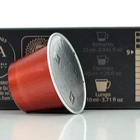 Cape Town (инт.9) Lungo (Envivo) Nespresso™ сильная обжарка Nespresso Original кофе капсулы, интенсивность обжарки - 9, арабика+робуста, злаковые.