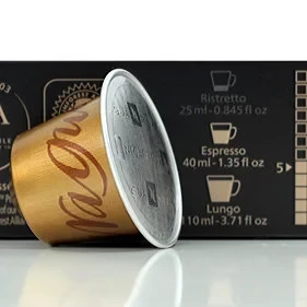 Никарагуа (инт.5) Nespresso™ нектарная сладость Nespresso Original кофе капсулы, интенсивность обжарки - 5, арабика 100%, медовые.